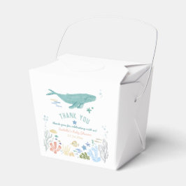 Whale unter der Sea Baby Dusche Danke Geschenkschachtel