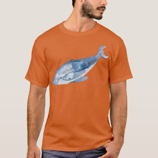 Whale Wasserfarbe Humpback 2 T-Shirt