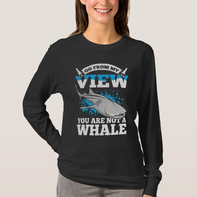 Whale Watching For Nature Enthusiast Wildlife Love T-Shirt (Vorderseite)
