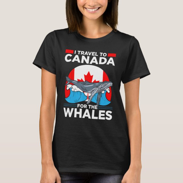 Whale Watching For Nature Enthusiast Wildlife  Tou T-Shirt (Vorderseite)