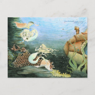 'Whale Watching' sammelt Postcard Postkarte