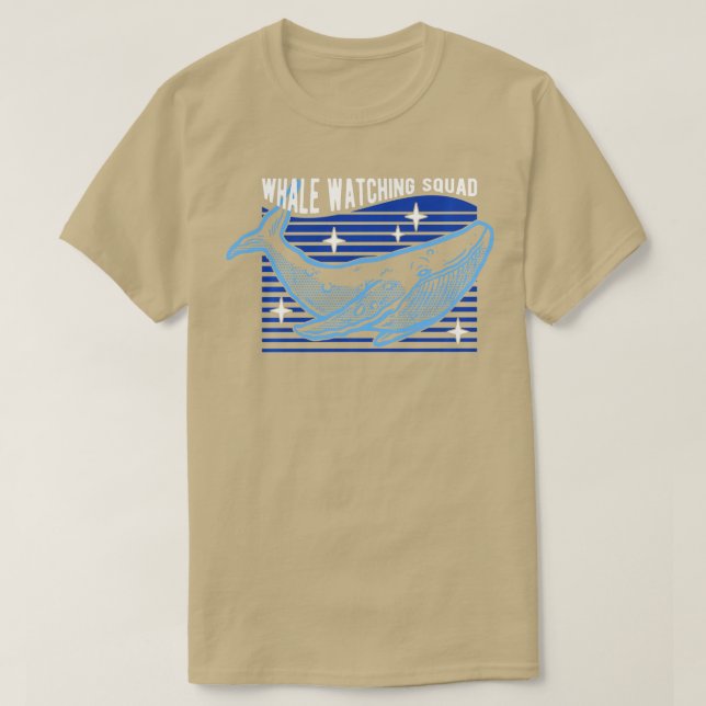 Whale Watching Squad Long Sleeve 1 T-Shirt (Design vorne)