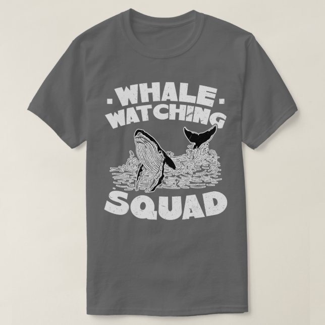 Whale Watching Squad T-Shirt (Design vorne)