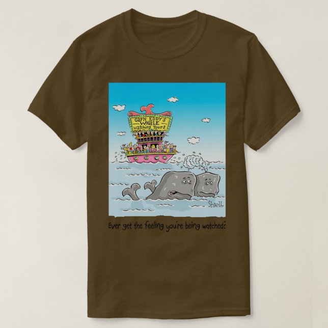 Whale-Watching-Touren T-Shirt (Design vorne)