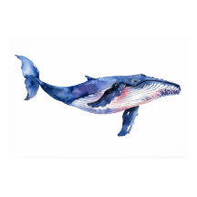 Whale Watercolor