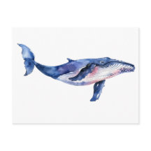 Whale Watercolor