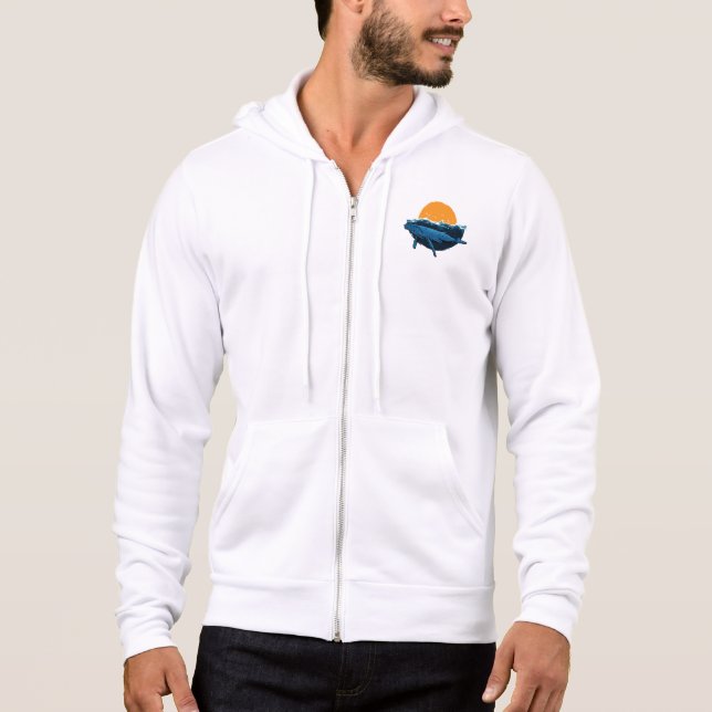 Whale Wave Hoodie (Vorderseite)