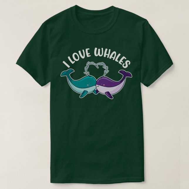 Whale Whale Blue Whal Funny Sprichwort 2 T-Shirt (Design vorne)