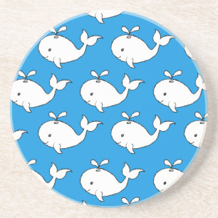Whale Whale-Cartoon Untersetzer
