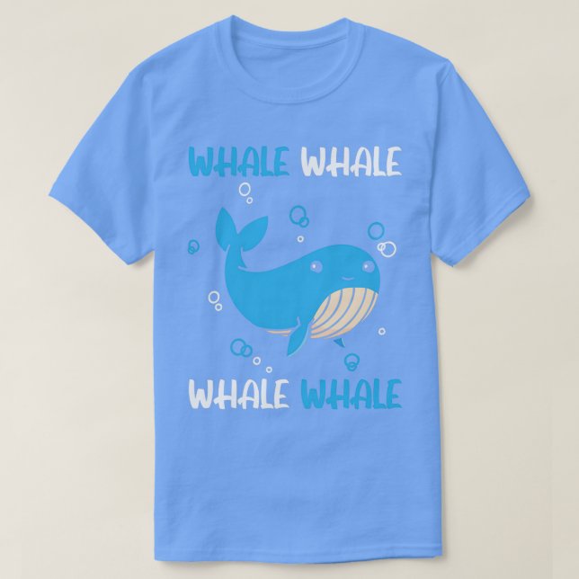 Whale Whale Mammal Sea Animal Puff Marine T-Shirt (Design vorne)