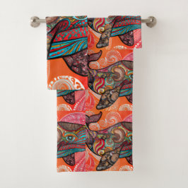 Whale Wow Badhandtuch Set