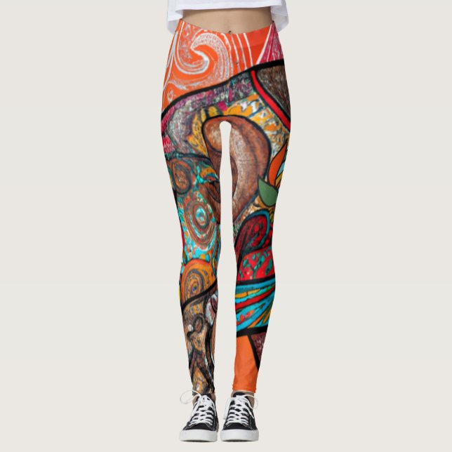Whale Wow Leggings (Vorderseite)