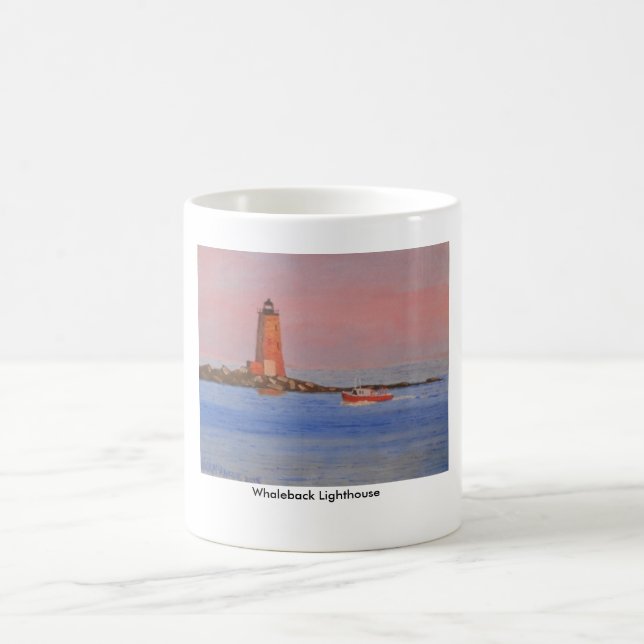 Whaleback Leuchtturm Tasse (Mittel)
