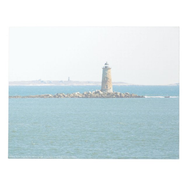 Whaleback Lighthouse Notizblock (Vorderseite)