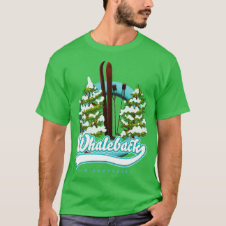 Whaleback New Hampshire Retro-Ski T-Shirt
