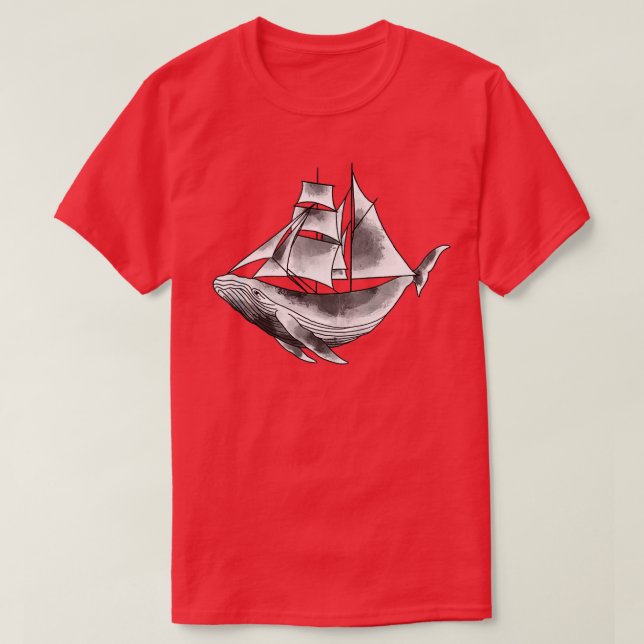 Whaleboot T-Shirt (Design vorne)