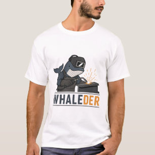 Whaleder – Lustiger Wal Schweißer Wortwitz T-Shirt