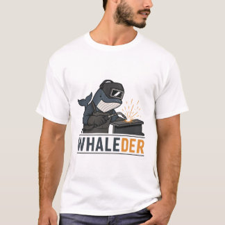 Whaleder – Lustiger Wal Schweißer Wortwitz T-Shirt
