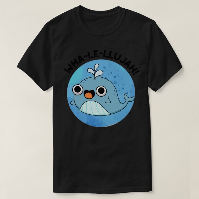 Whalellujah Niedlich Whale Pub T-Shirt (Design vorne)