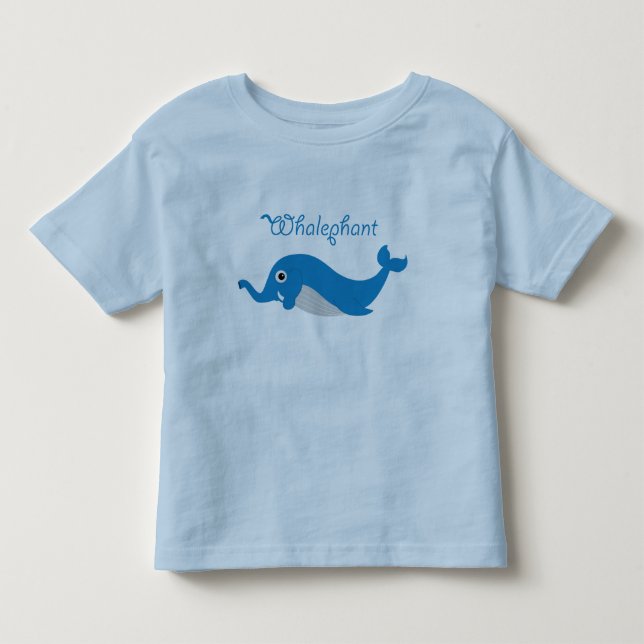 Whalephant Kleinkind T T-shirt (Vorderseite)