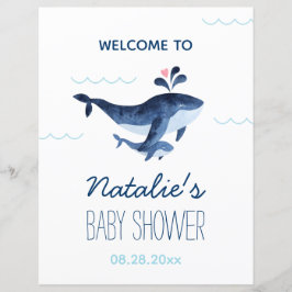 Whales Nautical Under Sea Baby Dusche Empfang