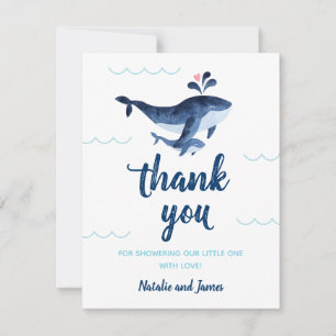 Whales Nautical Under Sea Baby Shower Danke