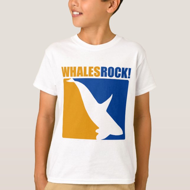 Whales Rock! T-Shirt (Vorderseite)