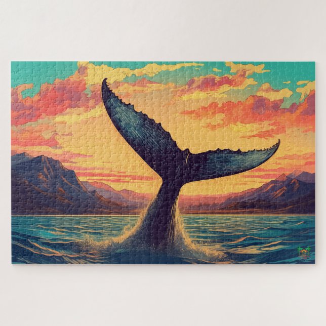 Whale's Schwanz: Sunset Dive Puzzle (Horizontal)