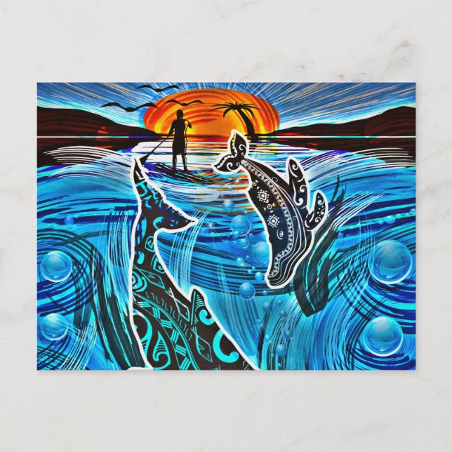 Whales Tale Postkarte (Vorderseite)