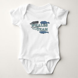 Whales Team Environmental Whale Lover Baby Strampler
