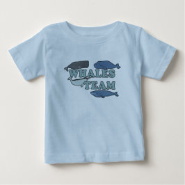 Whales Team Environmental Whale Lover Baby T-shirt