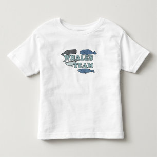 Whales Team Environmental Whale Lover Kleinkind T-shirt