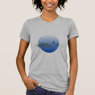 Whalesharks und freier Taucher T-Shirt