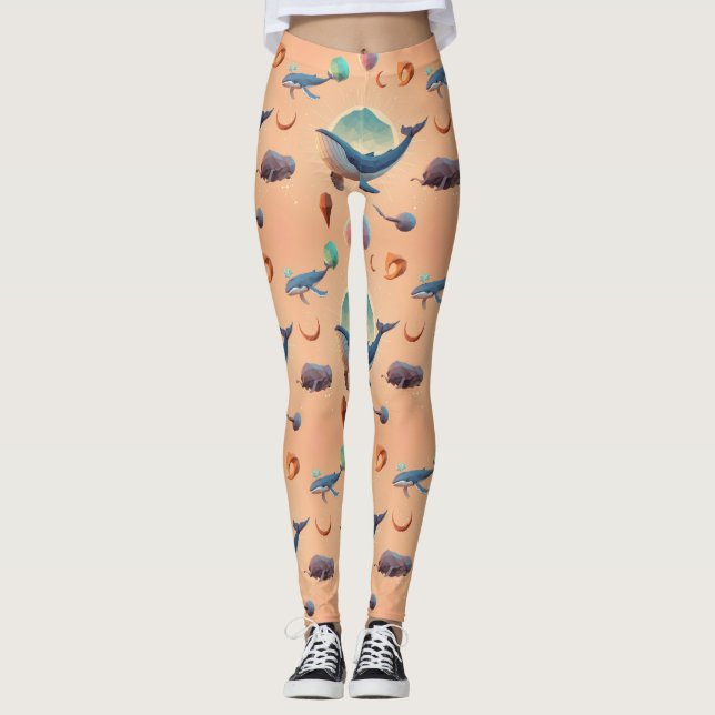 Whaleverse Leggings (Vorderseite)