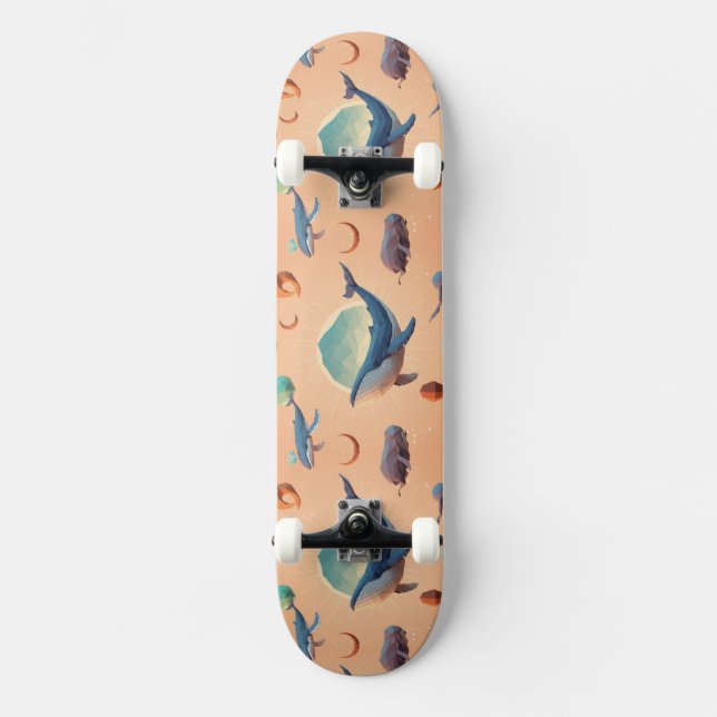 Whaleverse Skateboard (Vorderseite)