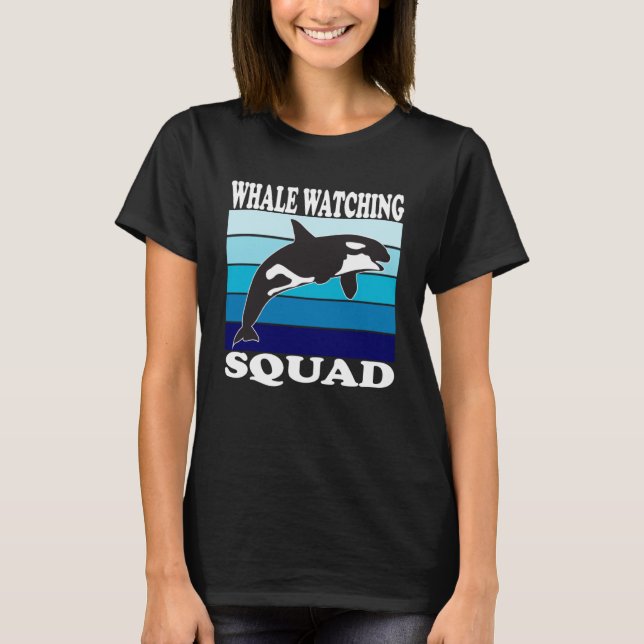 Whalewatching Squad T-Shirt (Vorderseite)