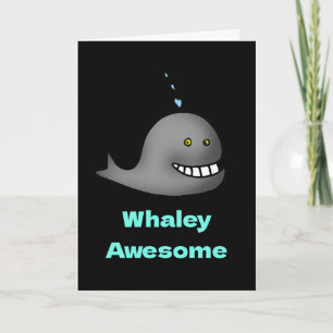Whaley Phantastisch Funny Danke Karte
