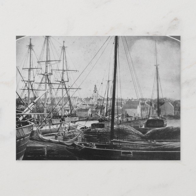 Whaling Port, New Bedford Postkarte (Vorderseite)