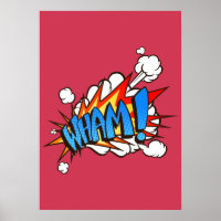 Wham Comic Book Funny Sound Effects