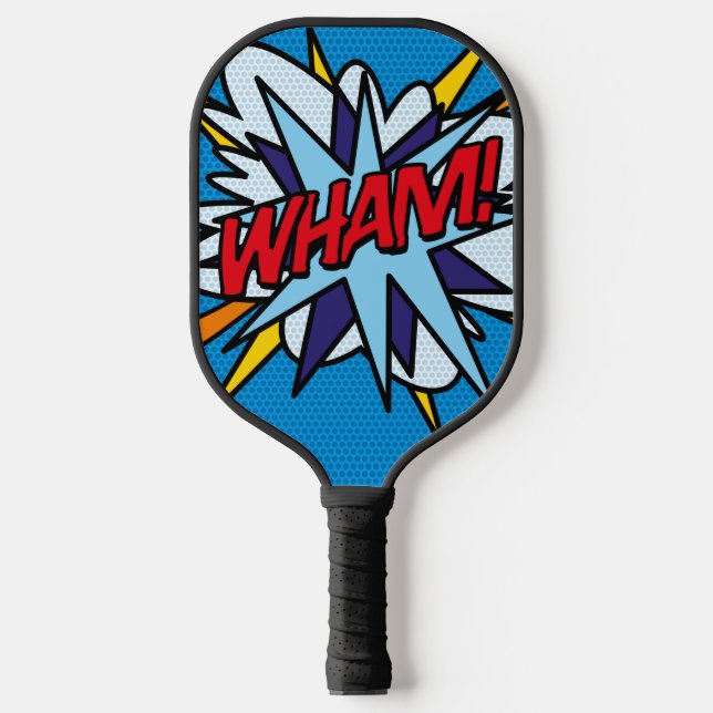 WHAM Comic Book Modern Pickleball Schläger (Vorderseite)