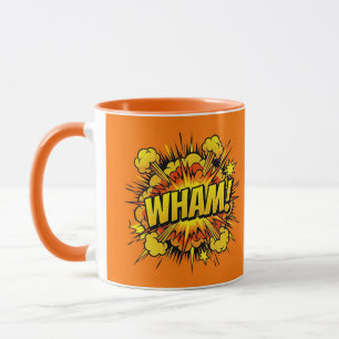 WHAM Comic Book Pop Art Orange Combo Tasse