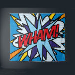 WHAM Cool Comic Book Pop Art Typografie Wandteppich<br><div class="desc">Ein lustiges,  cooles und trendiges Retro-Comic Buch Pop Art Design,  das die Wanne,  zap,  pow in jedem Superhelden Tag. Entwickelt von Thisisnotme©</div>
