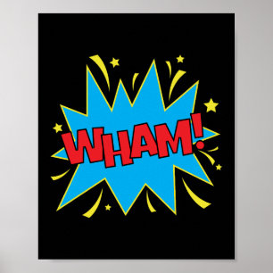 Wham! Fett Pop Art Comic Impact Poster