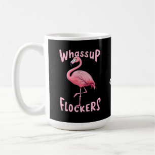 Whassus Flockers Flamingo Design Ein erstaunliches Kaffeetasse