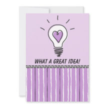 What A Great Idea! - Flat card