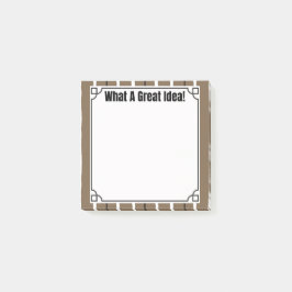 What A Great Idea!  Post-it Klebezettel