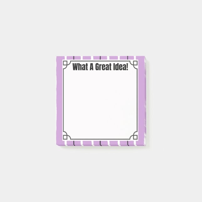 What A Great Idea!  Post-it Klebezettel (Vorderseite)