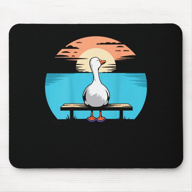 What If Im Not Silly Enough Goose Funny Silly Goos Mousepad (Vorne)