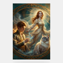 What If Your Cat Was Human Art Plaque – Acrylschild