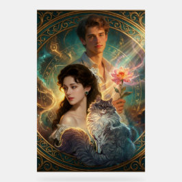 What If Your Cat Was Human Art Plaque – Acrylschild